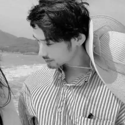  优质高清黑白情侣头像我是真的爱你