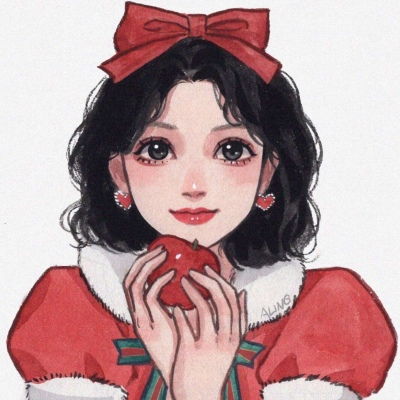  迪士尼公主在逃跑圣诞专属头像