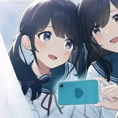  闺蜜头像ins风高级感动漫