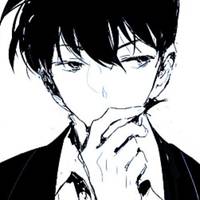  黑白漫画型男头像
