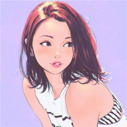  2018个性手绘女生头像彩色素描高清图真实的日子还是一个人过