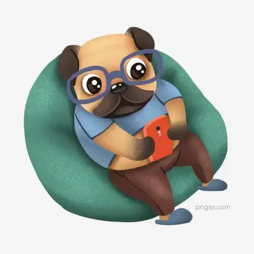  拟人元素卡通胖巴哥沙发瘫玩手机图片大小2000x2000px图片尺寸2.79mb来自png搜索网pngss.com免费免扣png素材下载巴哥狗狗卡通卡通手绘可爱卡通可爱漫画萌拟人卡通拟人元素沙发玩手机原创插画治愈系