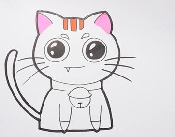  小猫简笔画