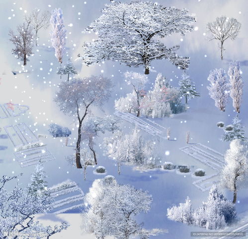  雪景设计图psd分层素材psd分层素材