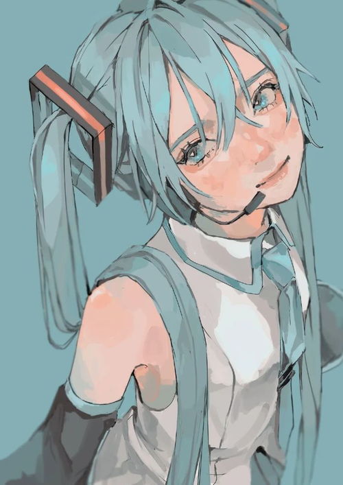  插画欣赏少女童话人物插画初音未来生活里的日常美好