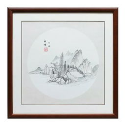  普渡寺住持怡僧法师国画作品赏析