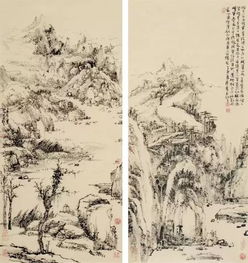  气韵肇自然雄逸见精神读李度一先生焦墨山水画