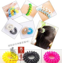  不伤头发电话线发圈中号黑色和其他颜色质量很好哦6.5g价格厂家图片