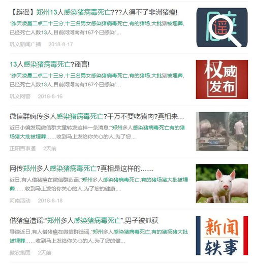  猪肉不能吃十三名男女感染猪病毒死亡真相来了