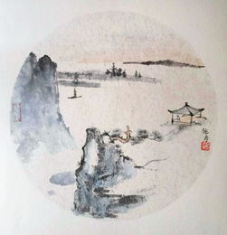  送您一幅山水画,送您一份自然的宁静,赵德彦山水画欣赏