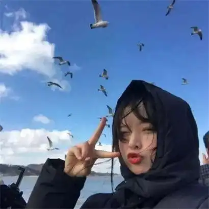 可爱女生头像漂亮蓝色