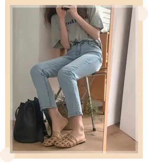  今夏九分裤平底鞋时尚死了承包一整夏的快乐