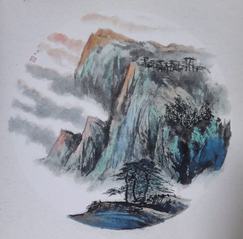  本市热点著名山水画家贾宝山秦岭系列三