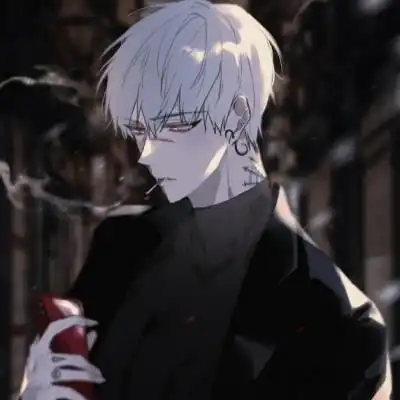  江孑帅气超酷手绘二次元男生头像