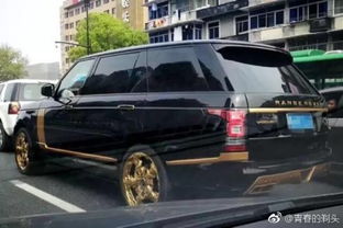  杭州街头惊现黄金车轱辘车主是温州人