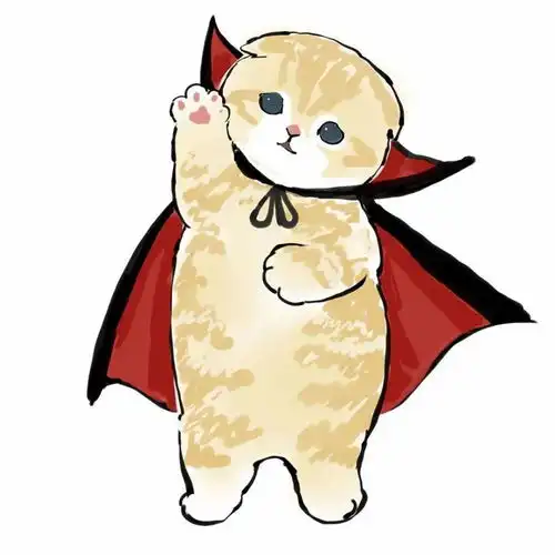  可爱猫咪插画头像