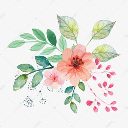 手绘头像小清新水彩