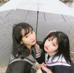  ins塑料姐妹花头像,吵不散的,才是真姐妹