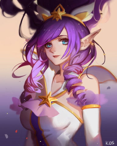  lol魔法少女系列精美头像,韩国画师英雄联盟同人作品欣赏