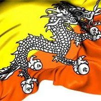  不丹国旗高清图片