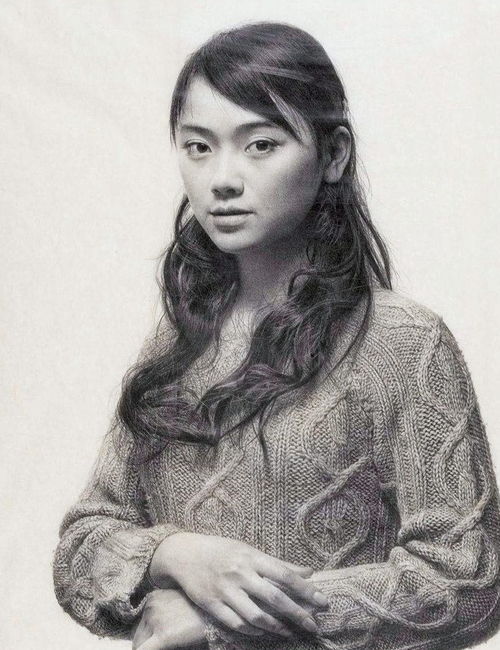  两画家素描美人,画得逼真惊艳,却输给冷军素描蒙娜丽莎