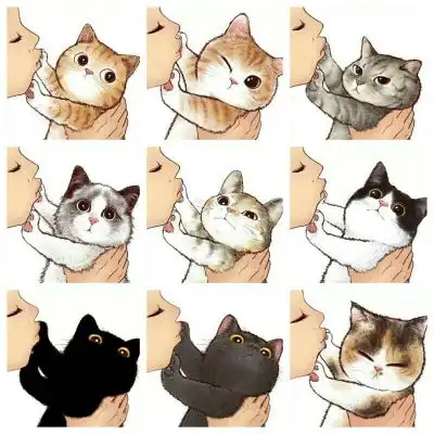 猫咪卡通动漫头像 猫咪卡通动漫头像