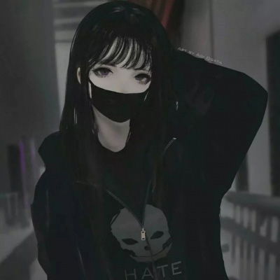  黑化族头像少女图片黑化家族漂亮的图片大全