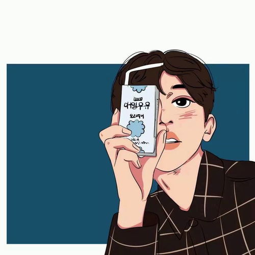 张艺兴动漫卡通头像爱情