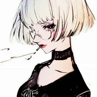  好看的漫画头像女生图片高冷高清二次元头像女