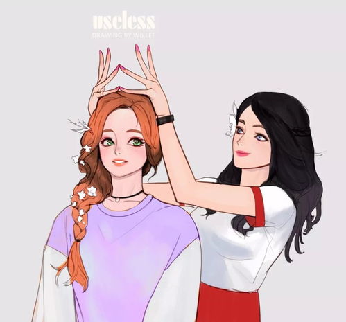  韩国小哥将前女友画成插画,淑女妖精全都有简直太撩人了