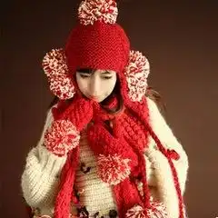  圣庄园围巾手套diy,这个冬天不在冷