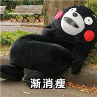  熊本熊带字的搞笑表情包让我朝思暮想