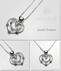  gradior七彩宝石项链
