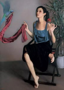  李贵君人物油画欣赏