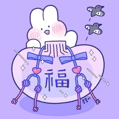  可爱软萌兔头像.