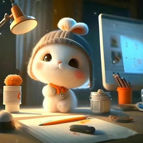  快来换头像啦可爱兔