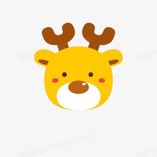  卡通小鹿png图片素材免费下载小鹿png642642像素熊猫办公