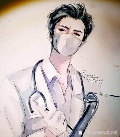  同穿白大褂鹿晗穿出漫画感,张艺兴偶像男主,只有蔡徐坤入戏了