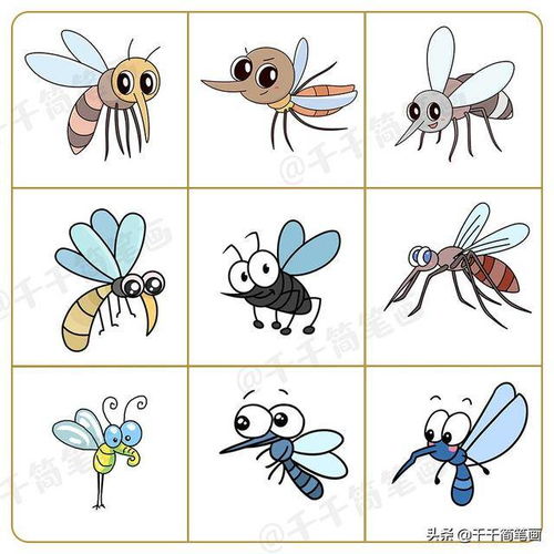  100种常见小动物简笔画素材大全,简单实用,快为孩子收藏吧