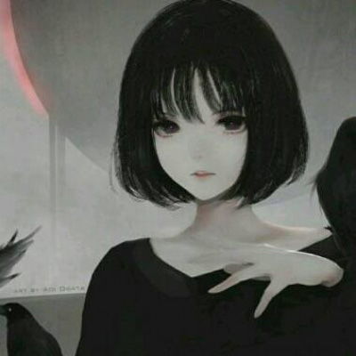  黑化族头像少女图片黑化家族漂亮的图片大全