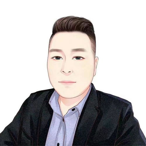  换个新头像换个风格吧,适合中年大叔的简约风真人手绘漫画头像