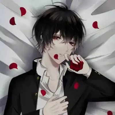  动漫男生头像遇见了黄昏,万物都变得温柔动人了