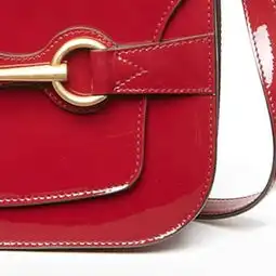  gucci2014早春系列红色亮皮单肩包