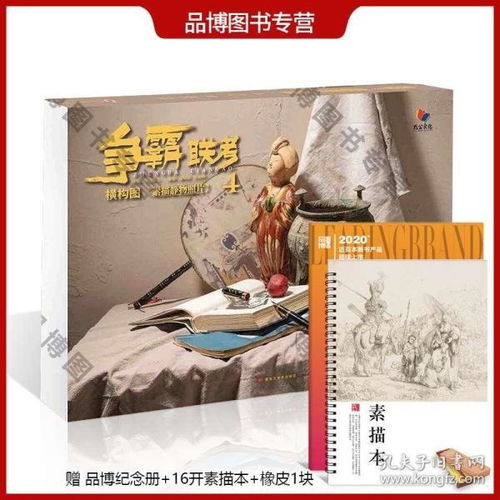  争霸联考4横构图素描静物照片2020烈公文化潘明森石膏头像几何体水果蔬菜杂物素材写生临摹训练绘画册美术高联考教材程国美院书籍