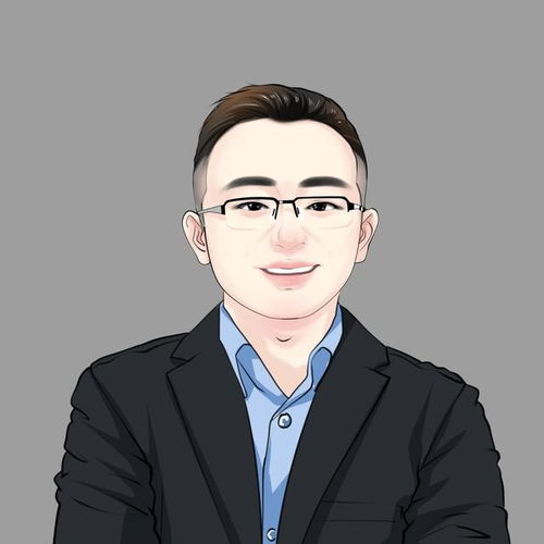  你的微信头像该换啦,适合中年大叔的真人手绘漫画头像,简约低调
