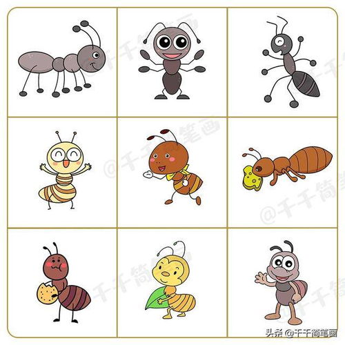  100种常见小动物简笔画素材大全,简单实用,快为孩子收藏吧