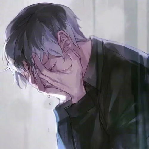 忧郁头像男伤感动漫