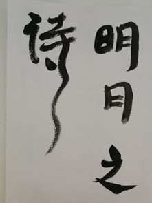  清风徐来,水波不兴练字