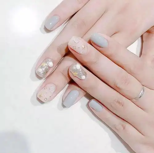 绿蓝系美甲款,氧气少女炼成记 绿蓝系美甲款,氧气少女炼成记