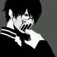  黑暗系二次元男头像微信头像图片大全